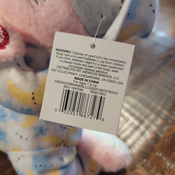 NEW Praying Pink Kitty Recite Bedtime Prayer Moon/Stars Boy/Girl Plush Doll Toy - Picture 6 of 7